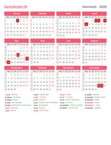 Kalender 2026
